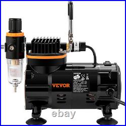 VEVOR Pro Airbrush Kit Dual-action Airbrush Compressor Art Nail Tattoo Makeup