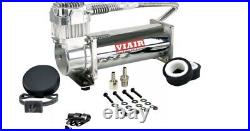 VIAIR 44432 Dual Air Suspension Compressor Kit 444c Chrome