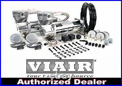 VIAIR 48032 480c Air Compressors Chrome Dual Pack Pair 200psi 100% Duty Kit