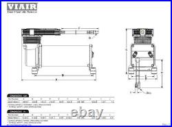 VIAIR 485C PLATINUM Dual Air Compressors Kit For Car & Truck Mount- 12V 200 PSI