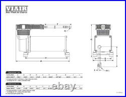 Viair Dual Black 485C 200 PSI Air Compressor Kit Gen 2, Lower Decibel